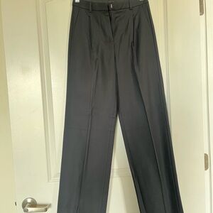 NWT J.Crew Wide-leg Black Trouser Pants 00